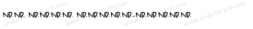 zf sans light字体转换
